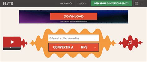 Convertidor de YouTube a MP3 gratis en línea .